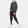 Felpa con cappuccio Air Jordan Paris Saint-Germain da uomo con stampa integrale in pile Nero CV9955-010