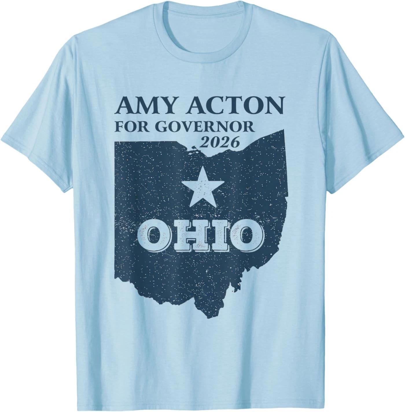 

Vintage Amy Acton for Governor of Ohio 2026 T-Shirt XL