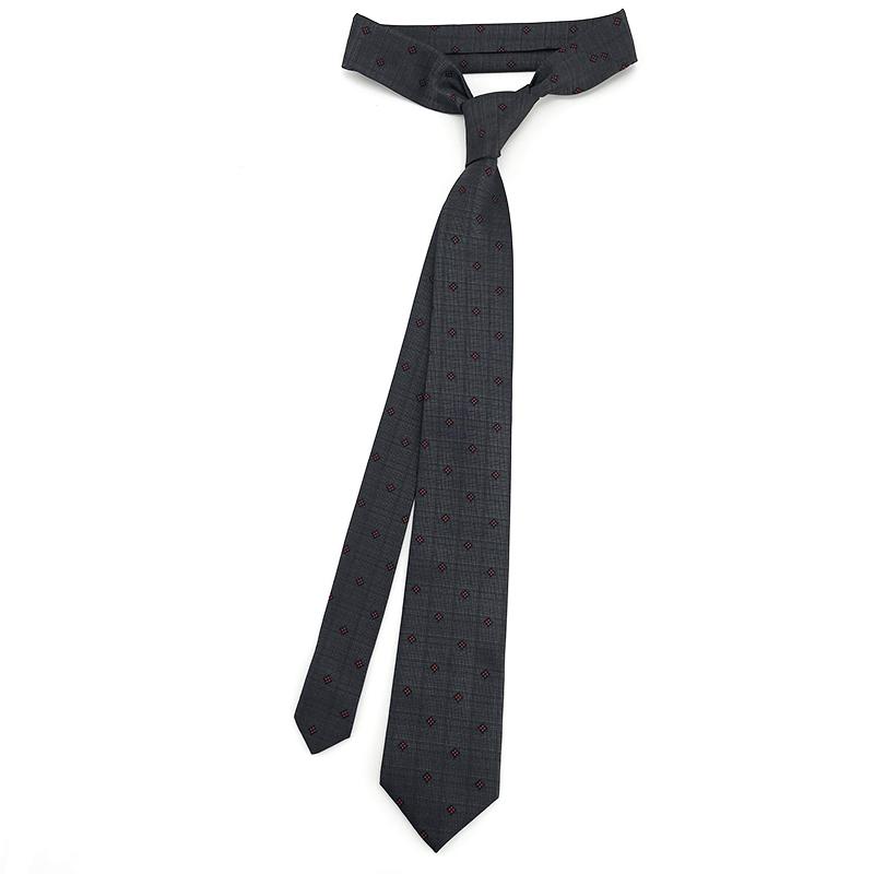 Fashion Style 7 Cm Jacquard Retro Striped Neck Tie Green Versatile Casual Ins Neck Ties for Men and Women Shirt Accessory