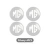 For MG 4pcs 56mm Car Wheel Center Hub Cap Stickers Car Styling Accessories GS Pilot GT 3 6 5 7 HS ZS ZX bso1