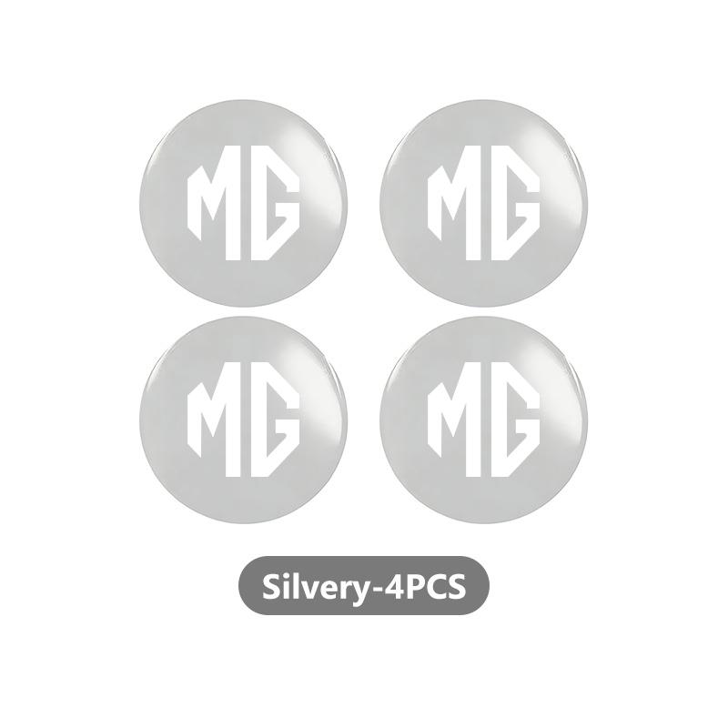 For MG 4pcs 56mm Car Wheel Center Hub Cap Stickers Car Styling Accessories GS Pilot GT 3 6 5 7 HS ZS ZX bso1