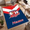 Sydney Roosters (1) Personalisierter Name Büro Teppich Stilvolle Dekoration für Wohnzimmer Schlafzimmer Küche