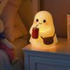Cute Ghost Lamp Resin Ghost Holding Cup Night Light Halloween Desktop Decor for Bedroom Living Room Indoor Home Decor