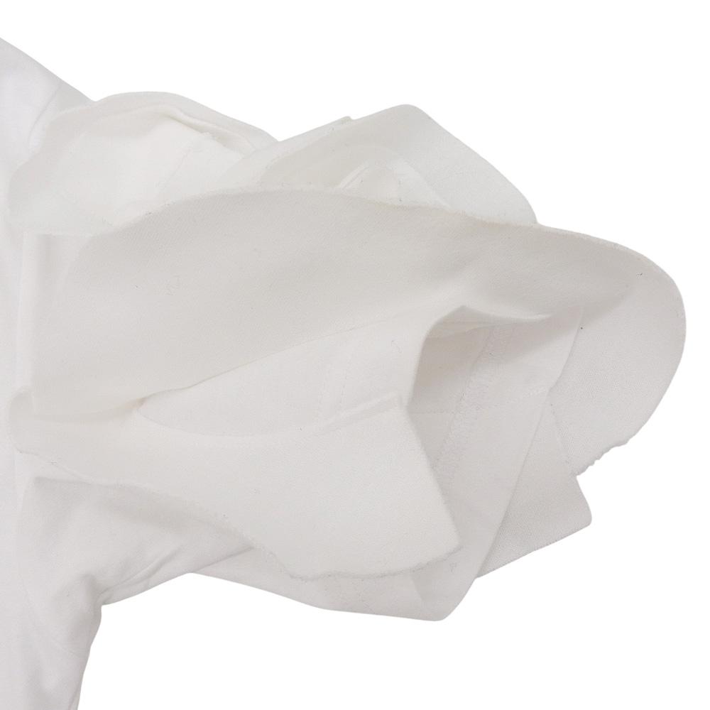 Cygne Excellent Condition Women's White Floral Print Zt-shirt, Cotton, White, Size CYJ-T006 Tops FREE whiteUsed