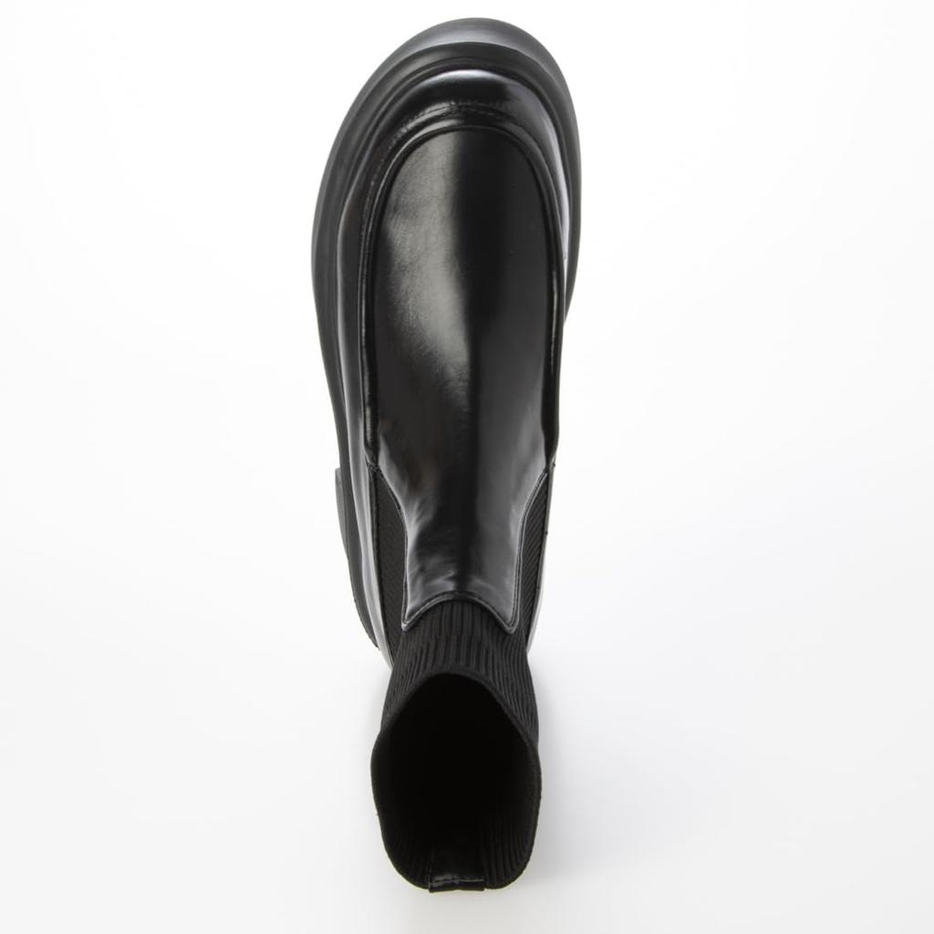 [Evol] Lightweight Knit Platform Boots