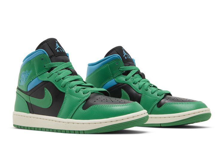 Damskie Air Jordan 1 Mid 'Lucky Green Aquatone'