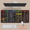 Extra Large Non-Slip Office Desk Mat - Customizable Keyboard Hotkeys
