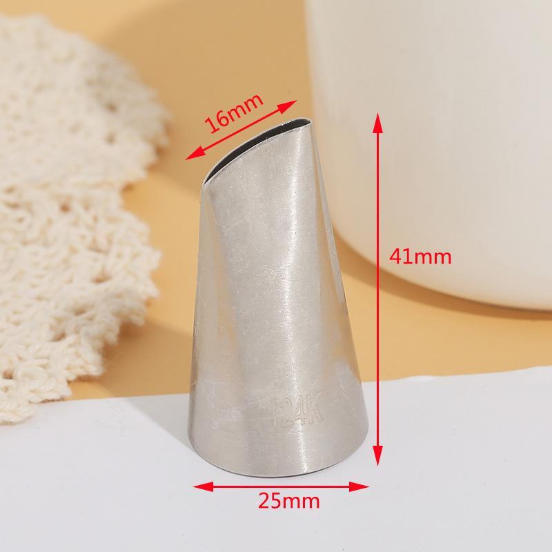 Stainless Steel Cake Nozzle Tube Head Diy Pastry Puff Skirt Icing Piping Nozzles Cake Decorating Supplies Baking Tools