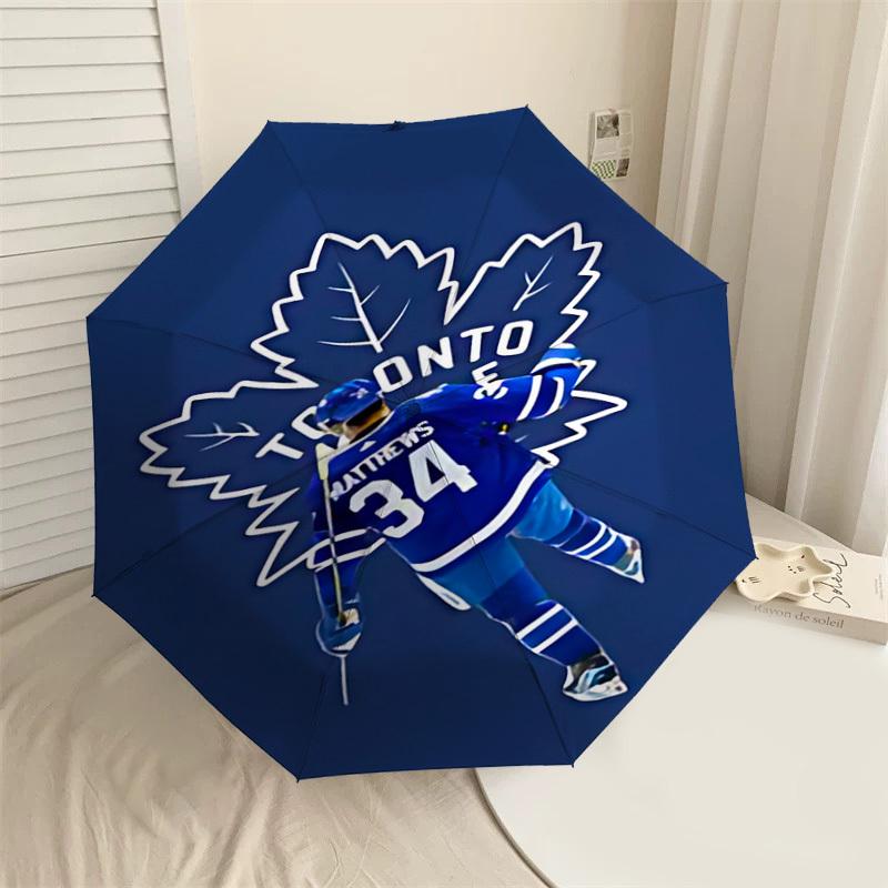 

1PC Toronto Maple Leafs Matthews 34 Umbrella-9-Rib Reinforced, Automatic Open, Lightweight & Durable, Cute Fashion Accessory for Outdoor-P0774