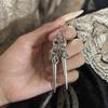 European & American Style Interlocking Personality Punk Rivet Pendant Earrings