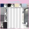 Polyester Fabric Waterproof Shower Curtain For Bathroom Decor And Water Control