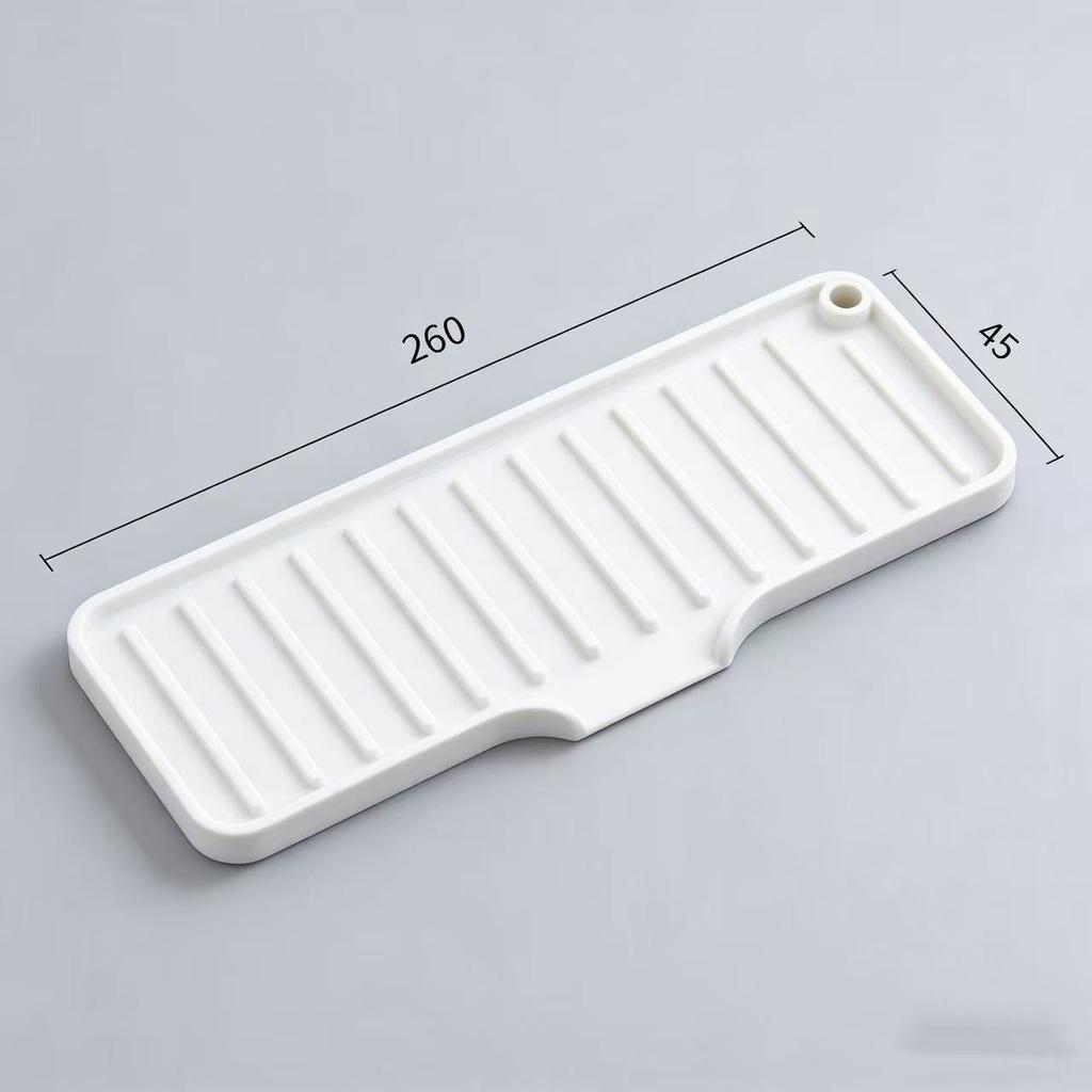Long Size Silicone Soap Drain Pad Multifunctional Storage Mat Bathroom Soap Household Daily Storage Cushion  Soap Container