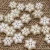 10pcs Snowflake Resin Button, White Handmade Decorative Scrapbook DIY Crafts Baby Clothing Accessorie Bead Jewelry