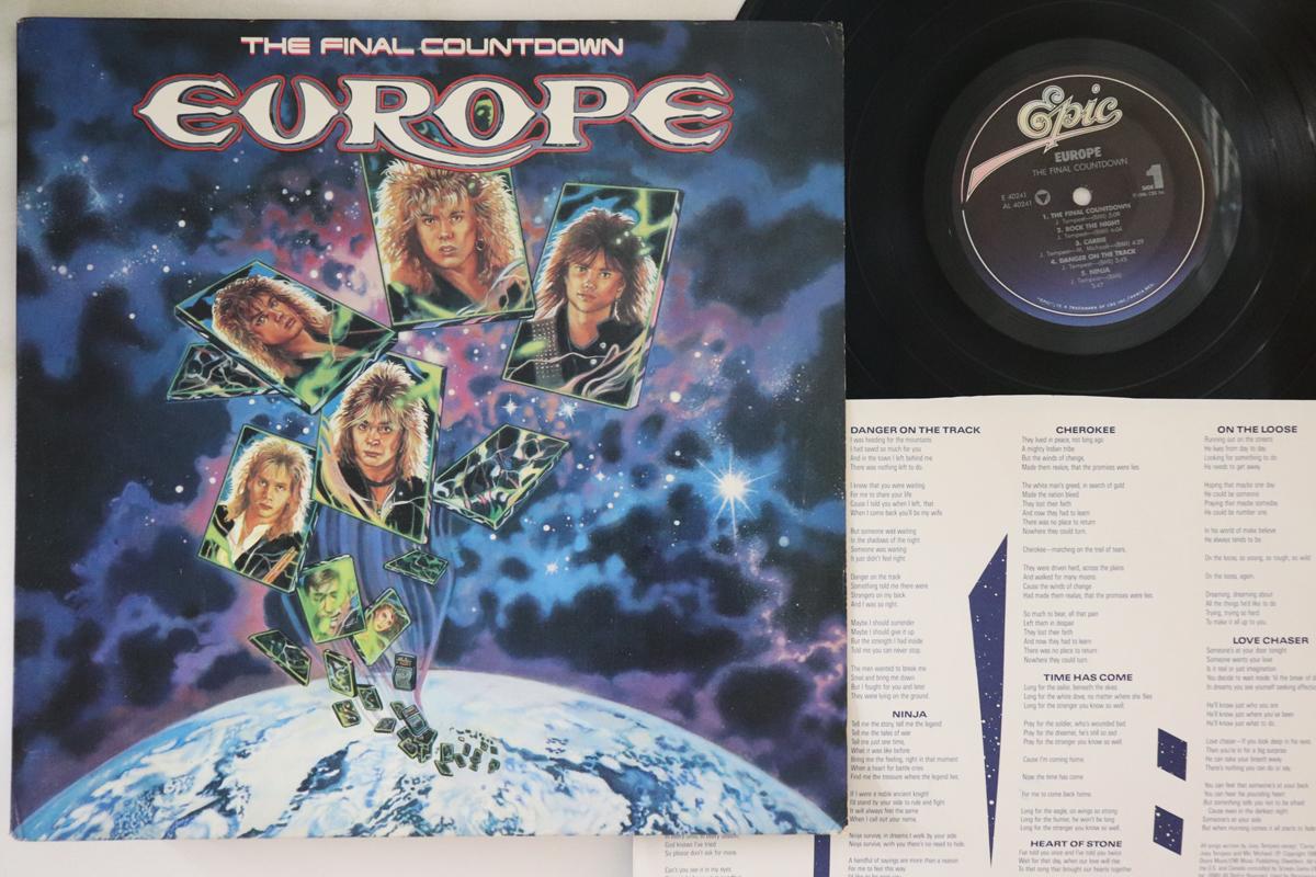 

LP Record EUROPE - Final Countdown E40241 EPIC 1986 US Metal Used