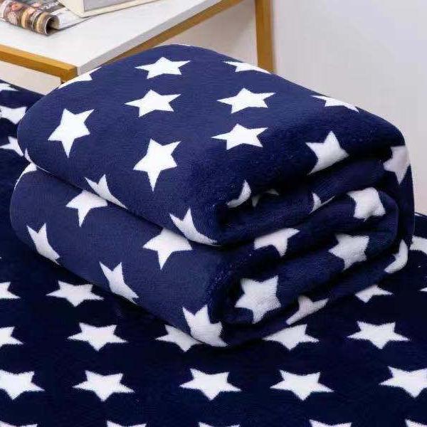 Autumn Winter Flannel Blanket Siesta Cover Blanket Leisure Student Dormitory Household Blanket Bed Sheet Dual-use