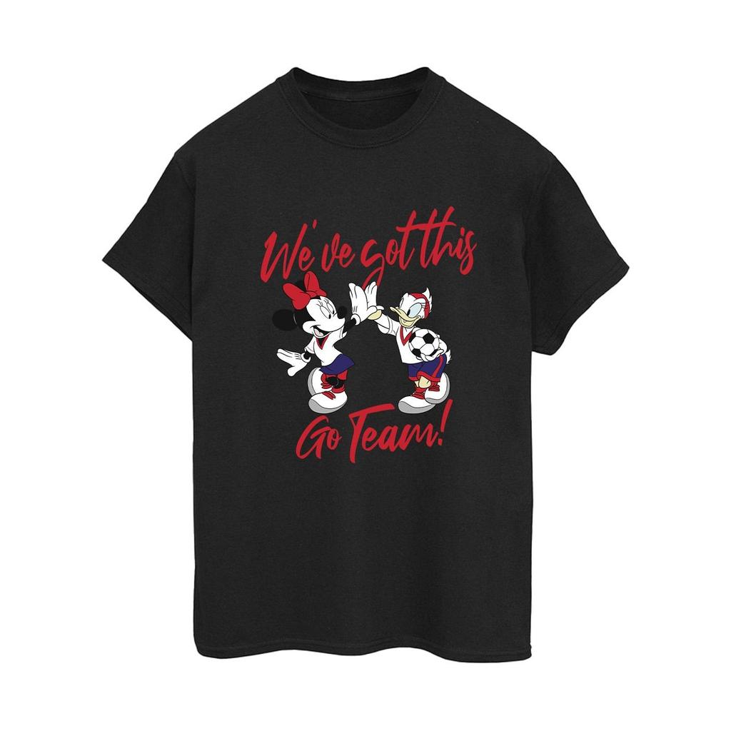 Disney Womens/Ladies Minnie Daisy We´ve Got This Cotton Boyfriend T-Shirt