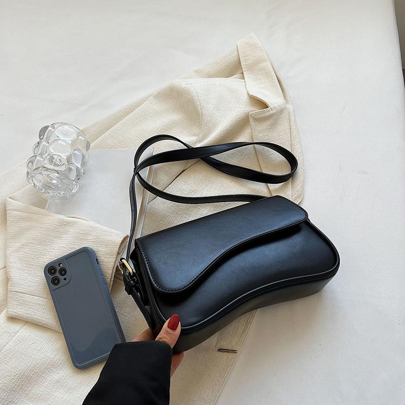 Yogodlns Vintage kožené crossbody kabelky pro ženy Designové Dámské Kabelky a peněženky přes rameno přes rameno s malou klopou Taška do podpaží