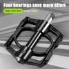 Mountain Bike Pedals Pedals Aluminum Alloy Bearings Pedals, Bicycles Road Bike Riding Accessories