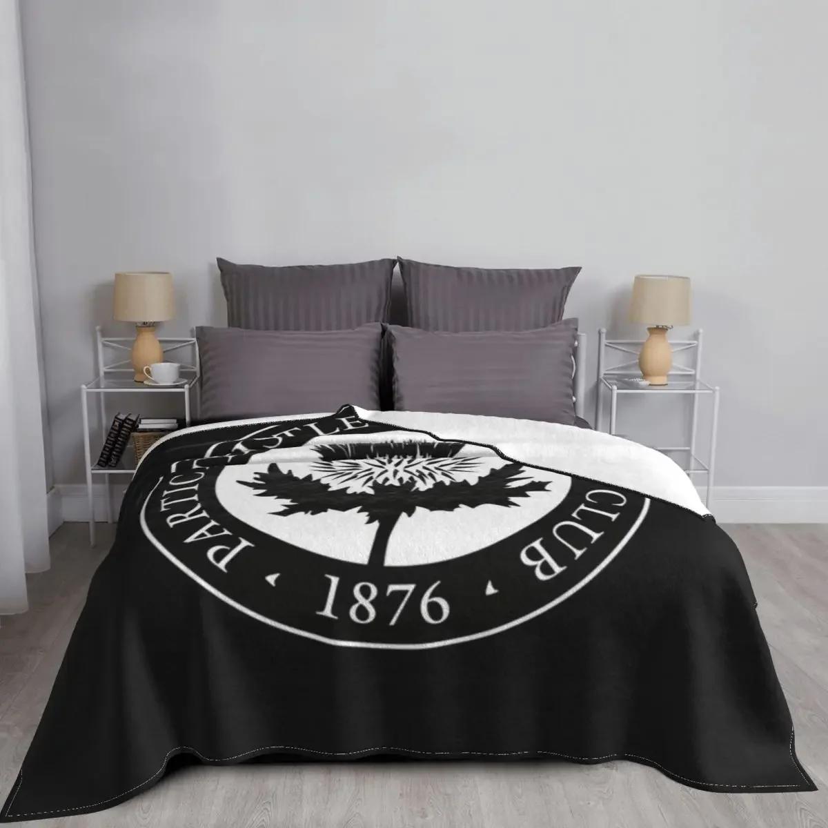 Partick thistle scottish football sports fans Throw Blanket Summer Loose Hair Blankets 75X95CM