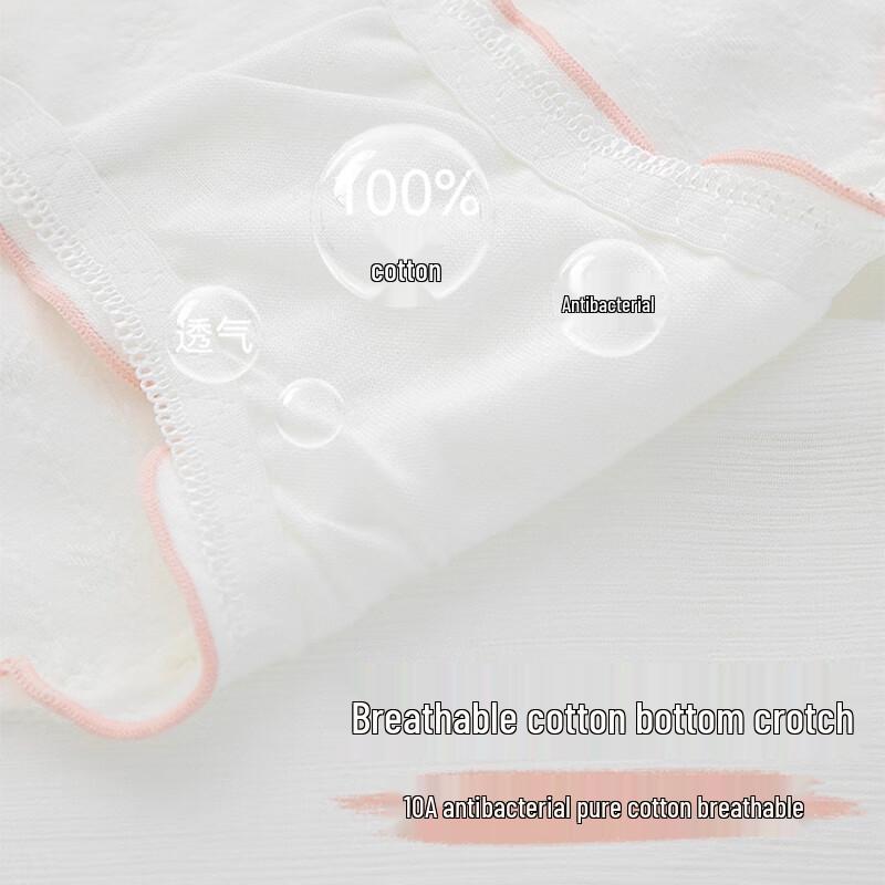 FitonTon Teen Girls' Antibacterial Cotton Briefs