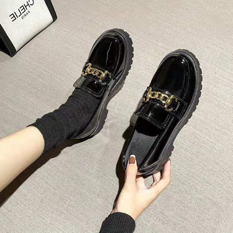 Single Shoes Women's 2025 New Spring and Autumn Jk Uniform Platform Loafers British Style Small Leather Shoes Nesting Japanese Trendy Shoes