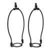 2Pcs   Lamp Shade Harps Holder Kit with E26 Light Base Metal Lampshades Holder for Table and Floor Lamps
