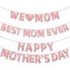 Mother’s Day Decoration Flag - Vibranted Color Bunting Supplies for Creating Celebration for Moms