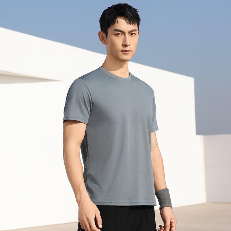 Unisex Quick-Dry Casual Round Neck T-Shirt
