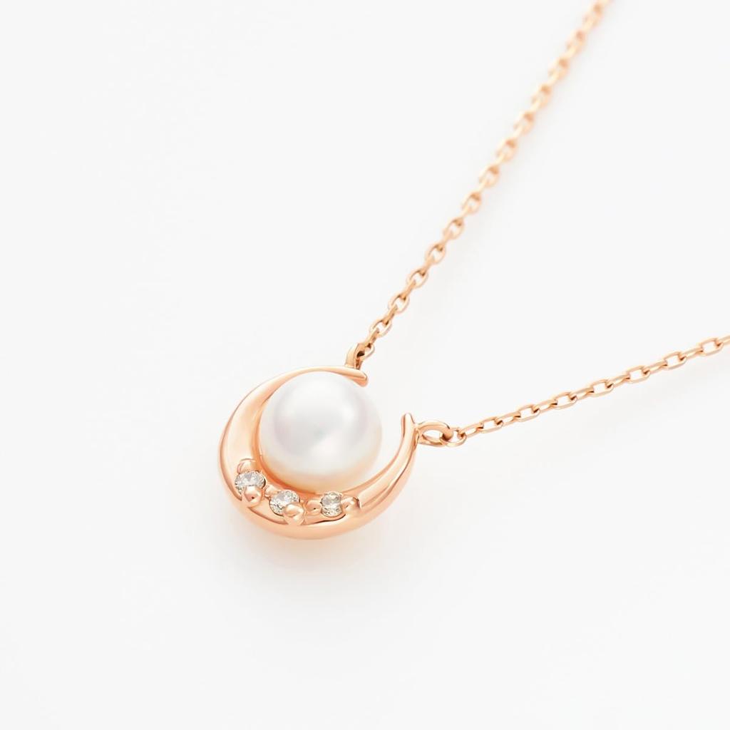 Canal 4C June Birthstone 10K Pink Gold Necklace 152426623101