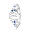 New 925 Silver Twelve Constellation Series Zircon Ring For Women Fit Wedding Party Jewelry Gifts