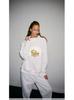 Trendy Women's Autumn Loose-Fit Sweatshirt with Mid-High Neck – European Size