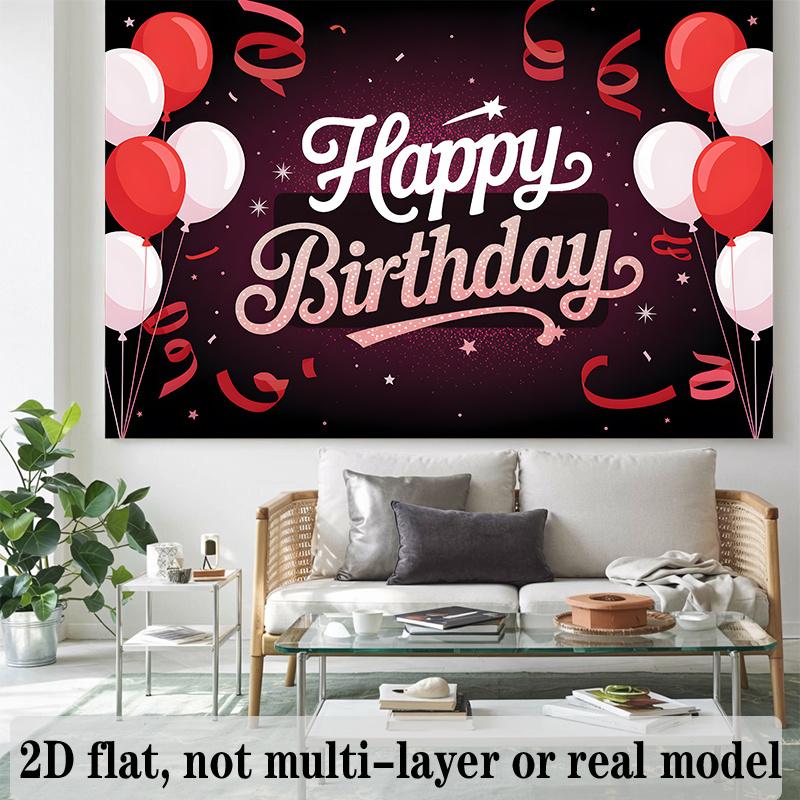 Party Backdrop Flat Event Photo Background Birthday Event Decor