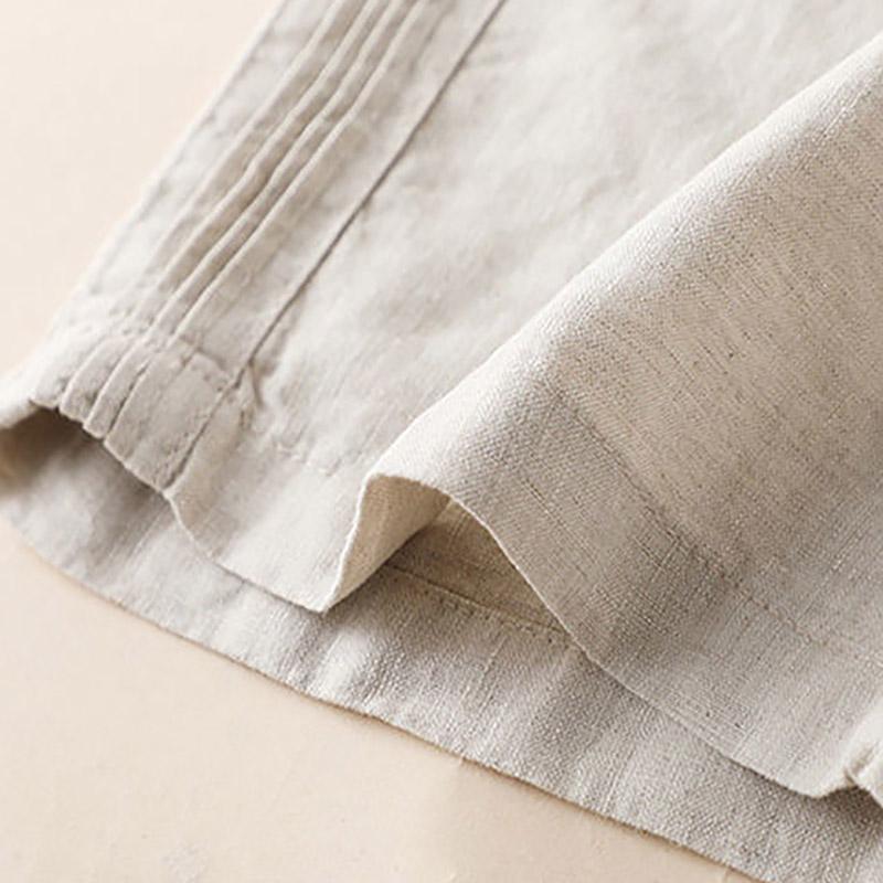 Cotton Linen Wide Leg Pants Women Spring Summer Drop Long Pants Solid Loose High Waist Thin Straight Casual Pants