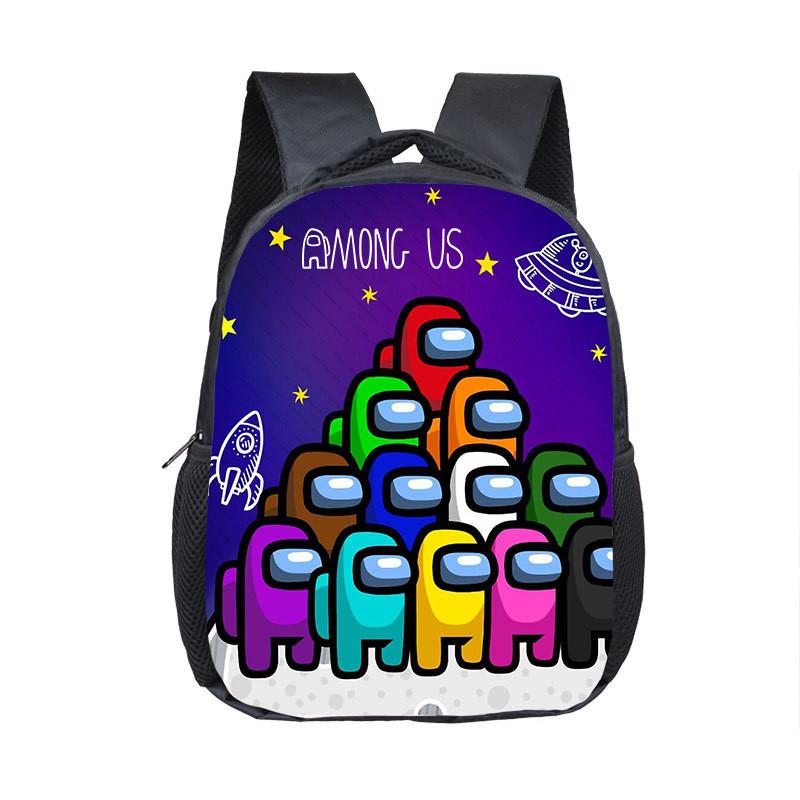 Students Spaceman Backpack Schoolbag Travel Bag Shoulderbag Bookbag