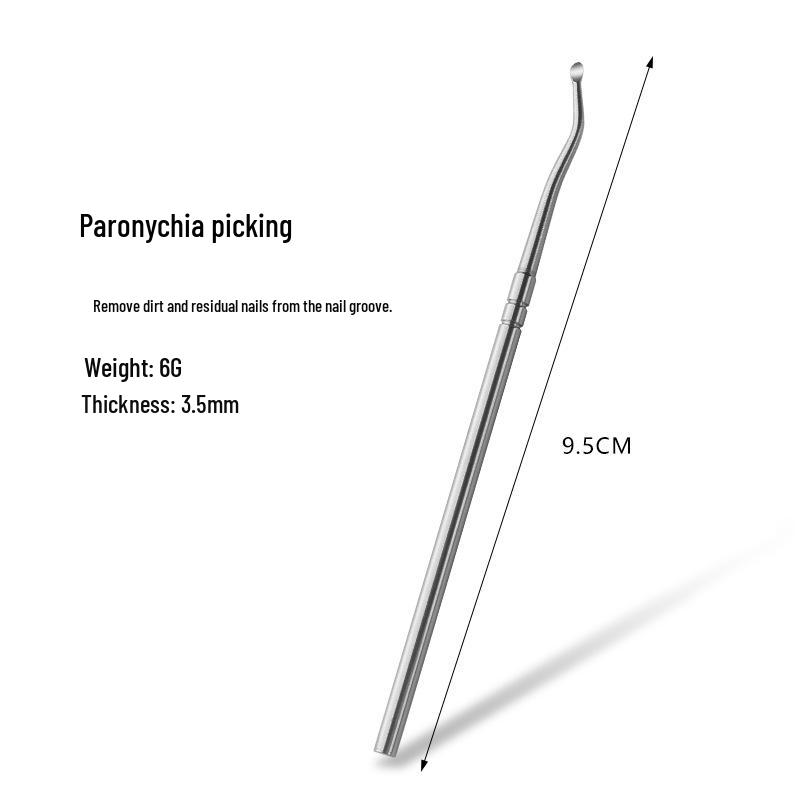 Профессиональный набор кусачек для вросшего ногтя и двустороннего очистителя