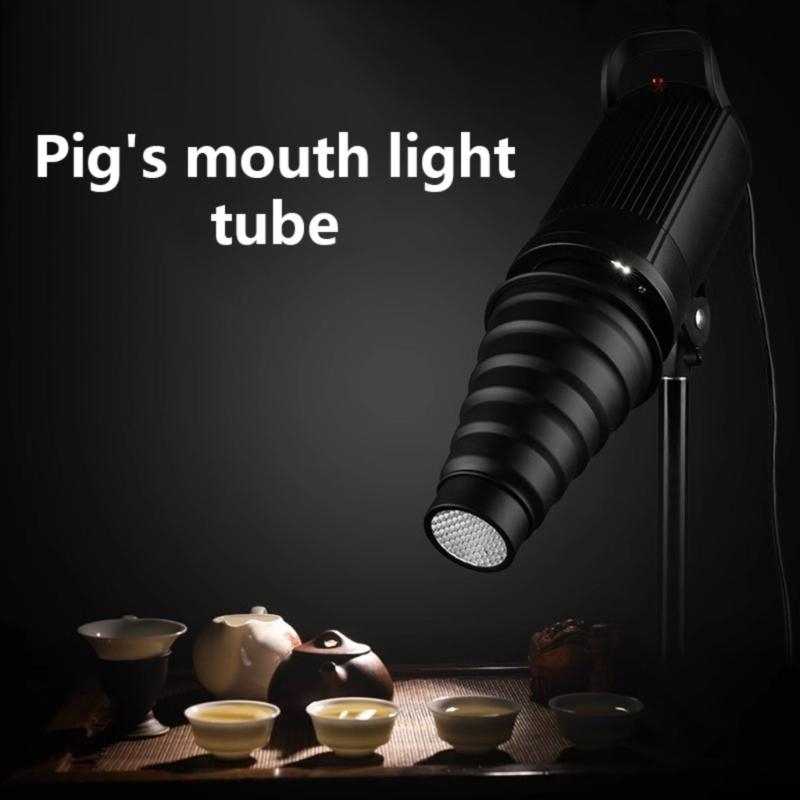 Conical Snoot Kit Enhances Light Control for Creative Photographers and Enthusiasts Aluminium For Bowens Mount