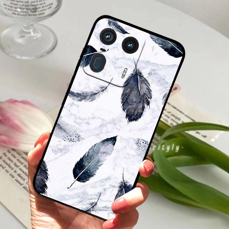 Silicone Case For Motorola Edge 50 Ultra X50Ultra Phone Cover Fashion Soft TPU Shockproof Bumper For Moto Edge50 X50 Ultra Funda