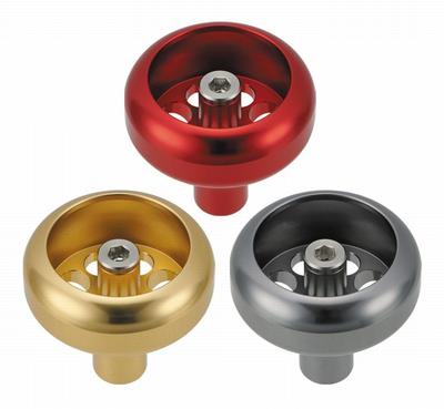 Tsuri Musha Power Wheel Knob Type D Red Compatible with Daiwa Ishidai Reel Handle Knobs and Tsuri Musha Handles