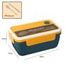Portable Wheat Straw Bento Box: Insulated, Multi-Compartment, Japanese-Style, Microwave Safe for Office Workers & Students