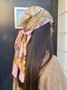 New Silk Shawl Satin Square Scarf For Women Paisley Neckerchief Female New Headband Hair Bands Print Foulard Hijab Wraps Bandana