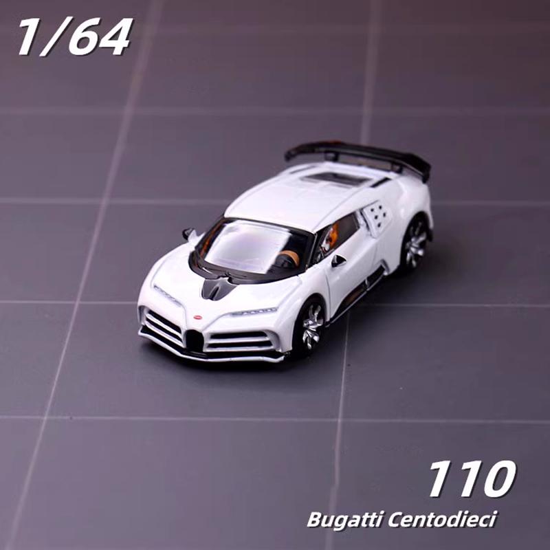 1/64 Scale Bugatti CH110 Type of Vehicle Diecast Simulation Classic Sport Vehicle Model Toy Collection Gift Children