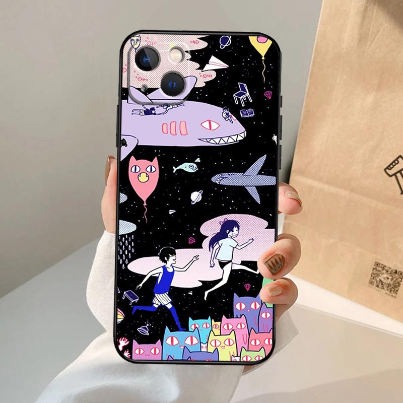 Omori Case Cover For iPhone 16 15 14 12 Pro Max 11 13 Pro Max X XR XS MAX Plus 12 Mini Coque