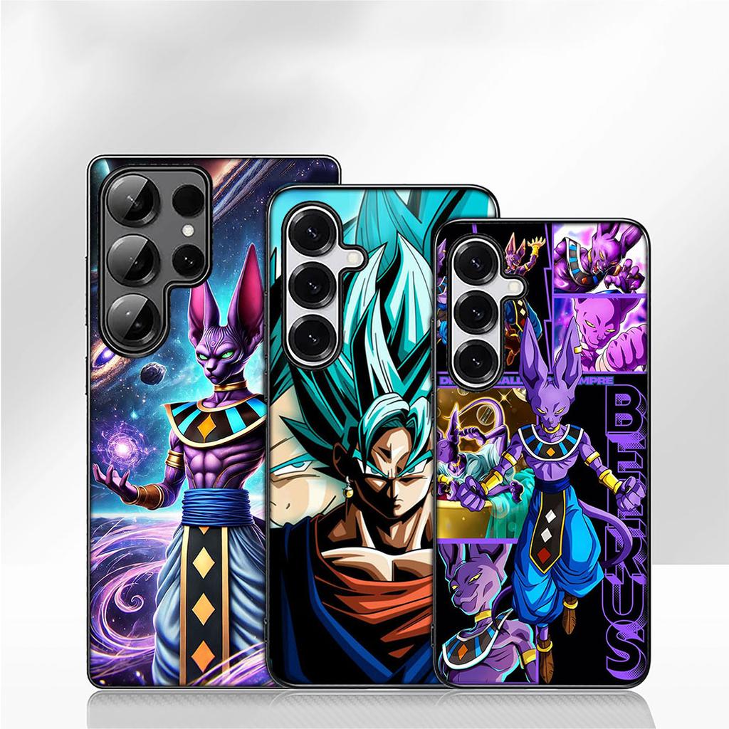 Beerus Whis Dragons Gokus Balls Case for Samsung Galaxy A07 A13 A12 A14 A23 A50 A51 A52 A53 A70 A71 A72 A21S A04 Note 20 9 8 10