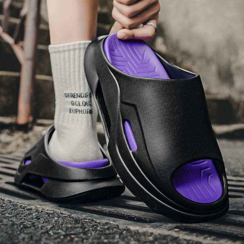 Summer Men's Slippers Outdoor Sandals Beach Comfortable Soft Slides Indoor New Men Casual Shoes Garden Shoes Men Home Slippers