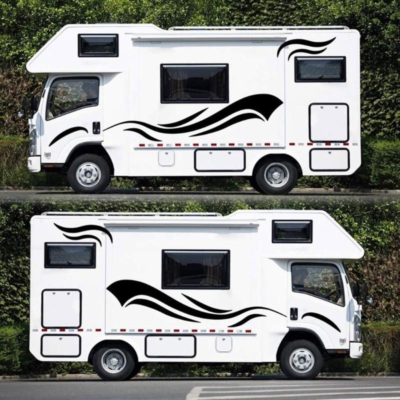 Eye Catching Car Weatherproof Decorative Stickers for Motorhomes Enthusiasts Seeking Unique Designs & Easy Application