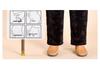Corduroy Winter Velvet-Lined Trousers for Women - Warm, Straight-Leg, Ideal for Elderly and Middle-Aged.