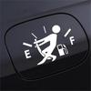 Fuel Tank Cap Sticker Tearable Waterproof Funny Sticker Personalized Reflective Car Sticker 1 /2Pcs