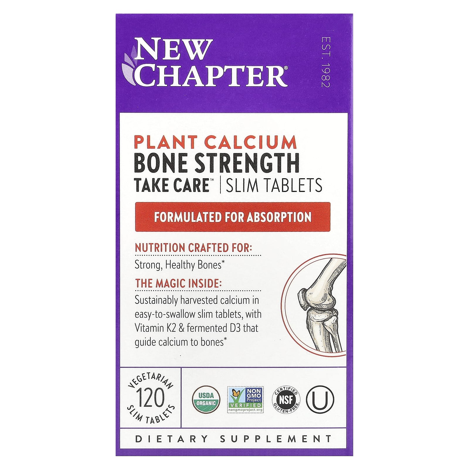 

Bone Strength Take Care, 120 Vegetarian Small Tablets