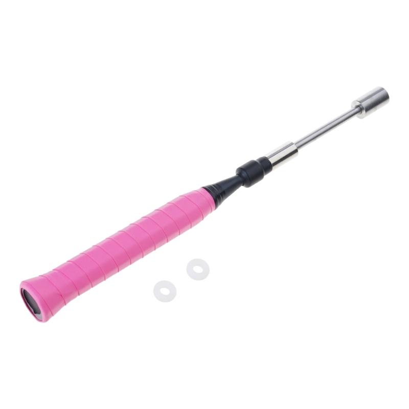 Badminton Rackets Swing Trainer Adjustable Rackets Power Trainings Aid Detachable Accessory for Skill Improvement