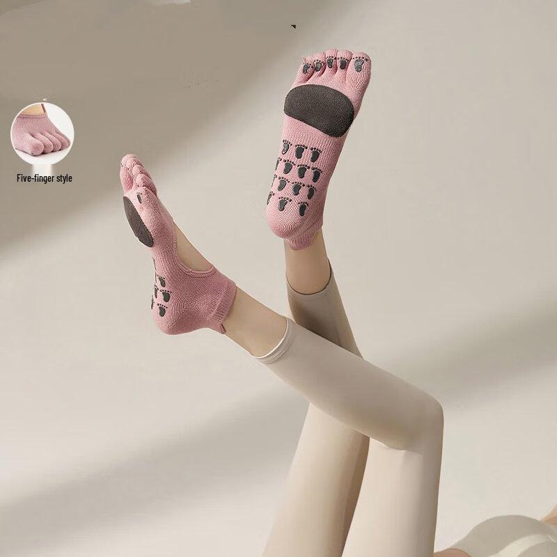 Women s Anti-Slip Pilates & Yoga Five-Toe Socks